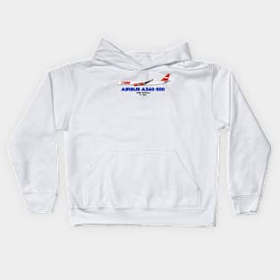 Airbus A340-500 - TAM Airlines Kids Hoodie